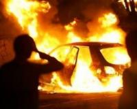 Иномарку сожгли на ГЭСе