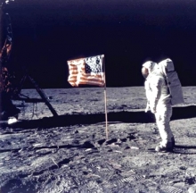 44 года назад американцы высадились на Луне.