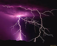 Молния попала в дом