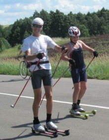 Чемпионат по лыжероллерам в Набережных Челнах