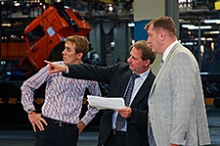 На 'КАМАЗе' завершают монтаж конвейера