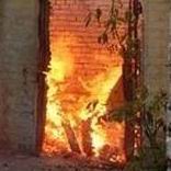 Получивший ожоги мужчина - в реанимации