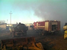 В Тукаевском районе сгорел коровник