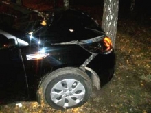 'Вылетел с дороги и врезался в дерево...'