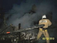 В Малой Шильне сегодня сгорела баня