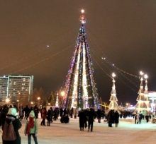 'КАМАЗ' заплатил за реконструкцию городской елки