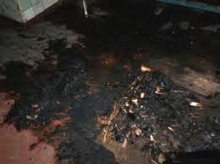 Сгорел пол в павильонах 'Центрального рынка'