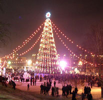 Встреча Нового года в Набережных Челнах прошла без проишествий.