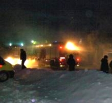 В Набережных Челнах загорелся магазин 'Мир шин'