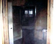 В Замелекесье сгорела частная баня