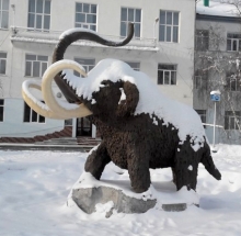 Камазовцы полюбовались мамонтенком