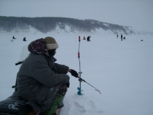 Зимняя рыбалка в Тарловке