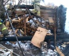 Дачный сезон начался со сгоревшей бани в с/о 'Прибрежный'