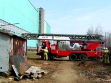 Пожар на КБК тушили  человек и 14 единиц техники