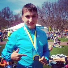 Вадим Янгиров пробежал марафон в Бостоне