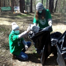 500 мешков мусора собрали в Боровецком лесу