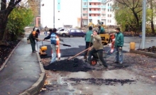 Дорожники идут во дворы