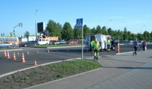 В Набережных Челнах обновляют дорожную разметку