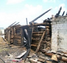 Возле Набережных Челнов сгорели два частных сарая