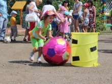 «Веселые старты» для детей из центра «Солнышко»