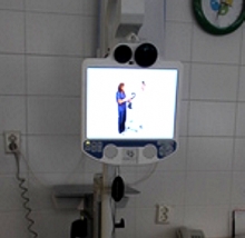 В КДМЦ обследование новорожденных и рожениц проводит робот