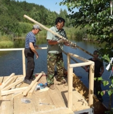 В нацпарке 'Нижняя Кама' обновили родник святого Пантелеймона