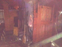 В окрестностях Набережных Челнов полностью сгорела баня