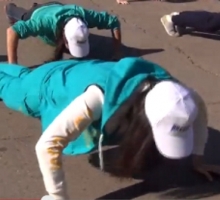 Учащиеся НИСПТР отжались от земли 50 раз