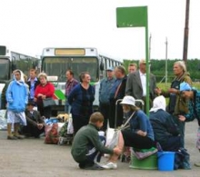 Автобусы на дачу будут ездить только по выходным