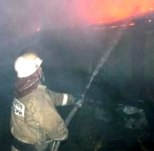 Возле Набережных Челнов полностью выгорел частный дом