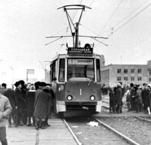 41 год назад в Набережных Челнах был пущен первый трамвай