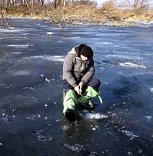 Лед на водоемах у Набережных Челнов появился намного раньше срока