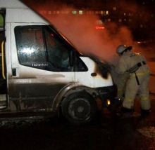 В Набережных Челнах на ходу загорелся маршрутный автобус