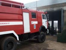 В Набережных Челнах загорелся гаражный бокс, расположенный в поселке ЗЯБ