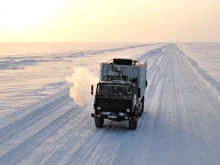 Военные проверяют КАМАЗы в условиях крайнего Севера: им предстоит пройти 2100 км