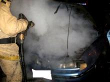 В Набережных Челнах на ходу загорелись автомобили «Ситроен С4» и «Дэу Нексия»