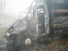 В Тукаевском районе на дороге полностью сгорела грузовая 'Газель'