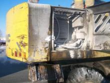 В Набережных Челнах обгорел частный экскаватор