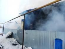 Возле Набережных Челнов полностью сгорел частный дом