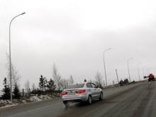 Мамадышскую часть трассы М-7 осветили 96 светодиодных фонарей