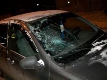 Пьяный водитель в Набережных Челнах сбил фонарный столб