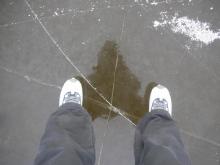 Лед может треснуть на Крещение