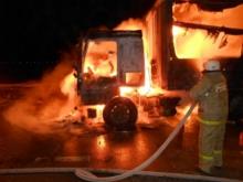 На трассе М-7 разбился челнинец и сгорела фура