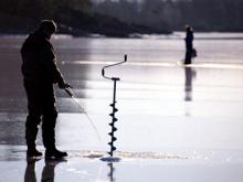 Толщина льда на реках Кама и Мелекеска составляет 33-36 см