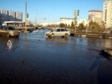 В Набережных Челнах в столкновении двух автомобилей на перекрестке пострадала беременная женщина
