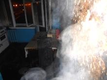 В Набережных Челнах в результате пожара в жилом доме лопнула труба отопления