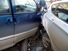 В Набережных Челнах по вине пьяного водителя столкнулись три автомобиля