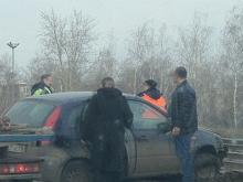 'Калина' выехала на трамвайные пути