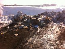 Свалку в 36 комплексе убрали за одни сутки после жалобы