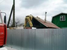 В садовом обществе 'Ивушка' сгорела баня